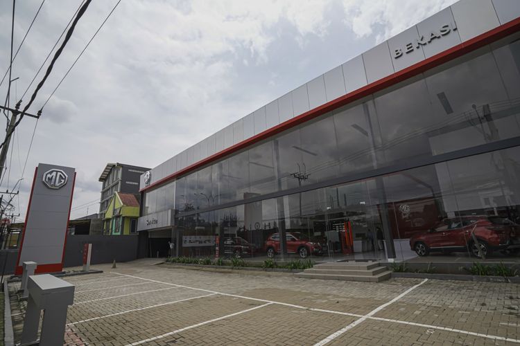 Diler MG Motor di Bekasi yang berdiri Desember 2020.