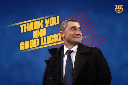 Resmi, Barcelona Akhiri Kerja Sama dengan Ernesto Valverde