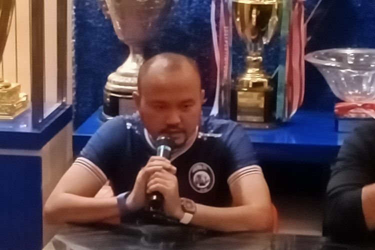 Manajer Arema FC, Ali Rifki di Kantor Arema FC pada Jumat (7/10/2022). 