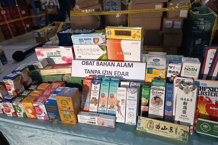 2 Juta Produk Ilegal Senilai Rp 25 Miliar Disita BPOM di Tangerang, Pelakunya WNA
