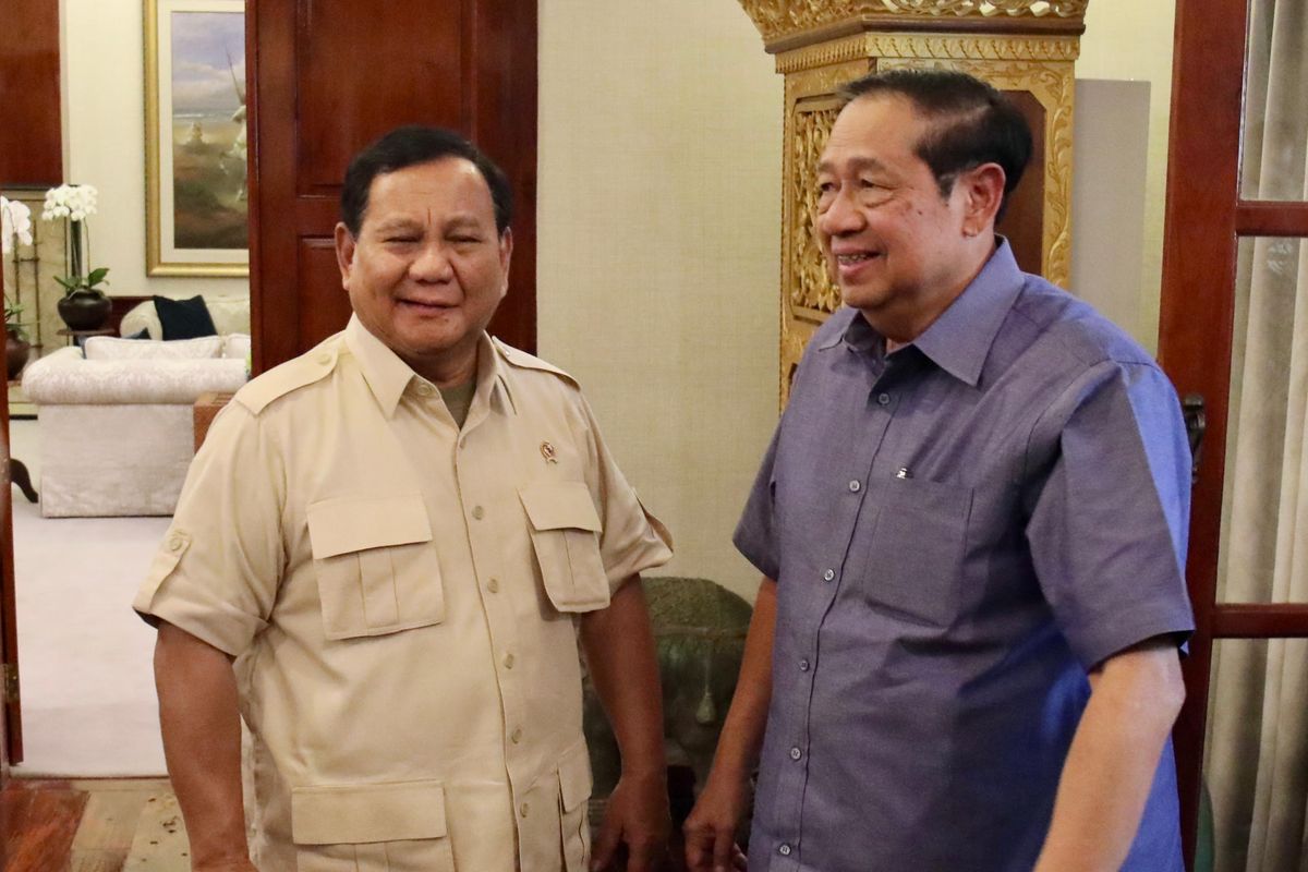 Prabowo Temui SBY di Cikeas