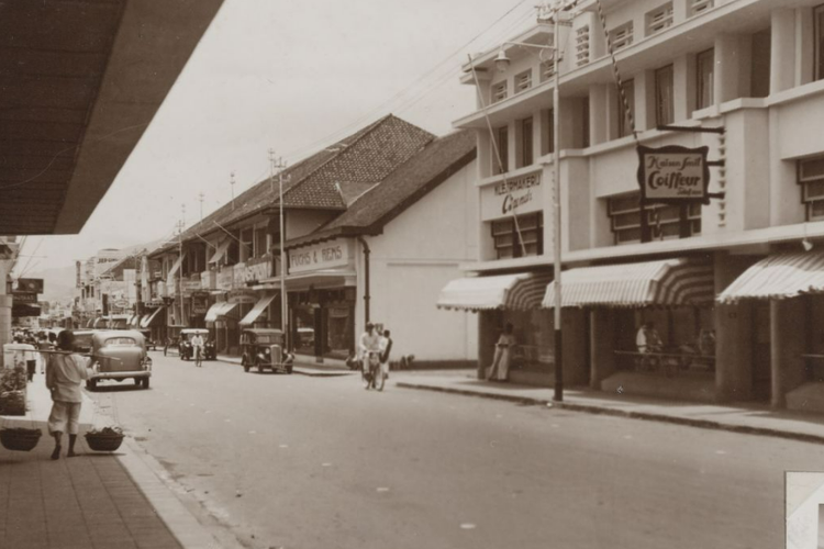 Foto Jalan Braga tahun 1934