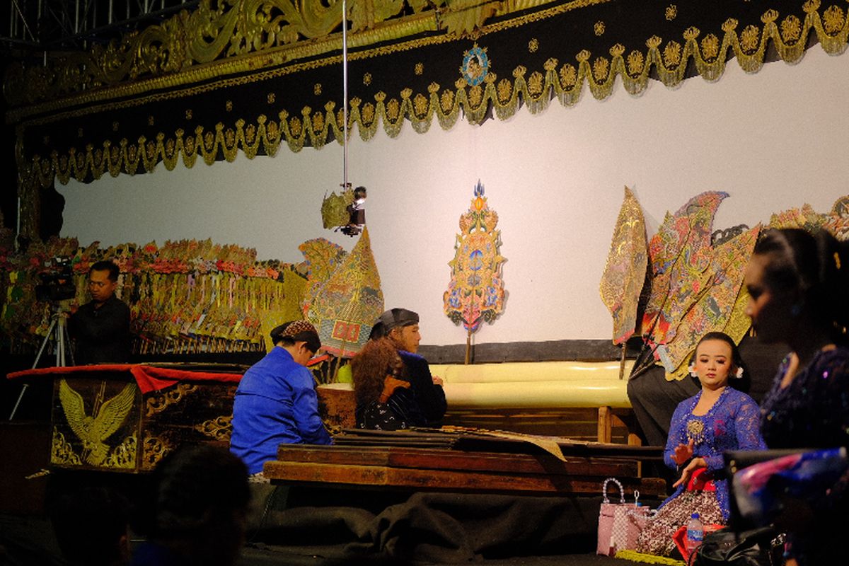 Pergelaran wayang di wilayah Trenggalek, Jawa Timur 