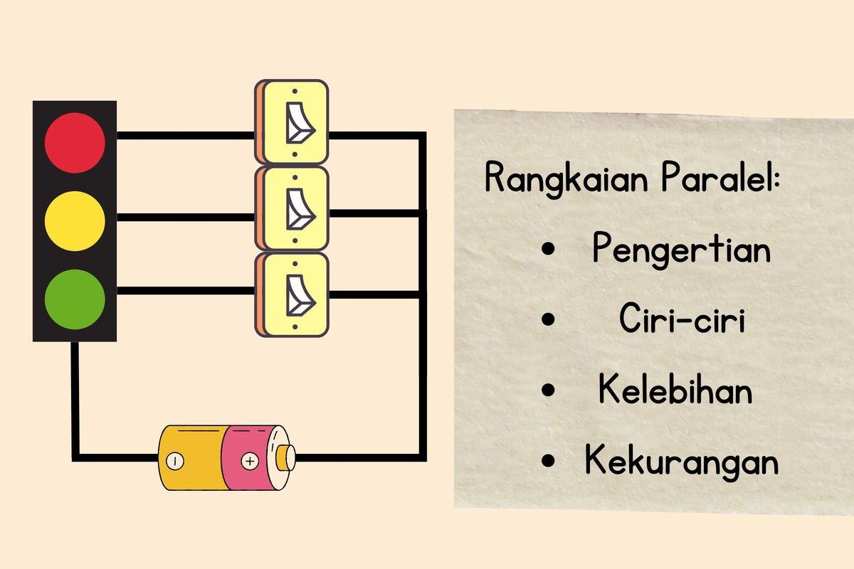 Rangkaian Paralel Pengertian, Ciriciri, Kelebihan, dan Kekurangannya