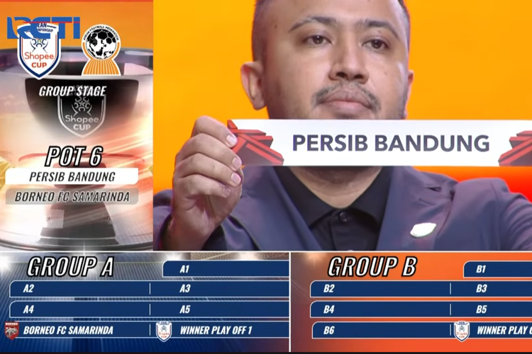 Nama klub Persib Bandung muncul di drawing fase grup ASEAN Club Championship Shopee Cup 2026-2027.