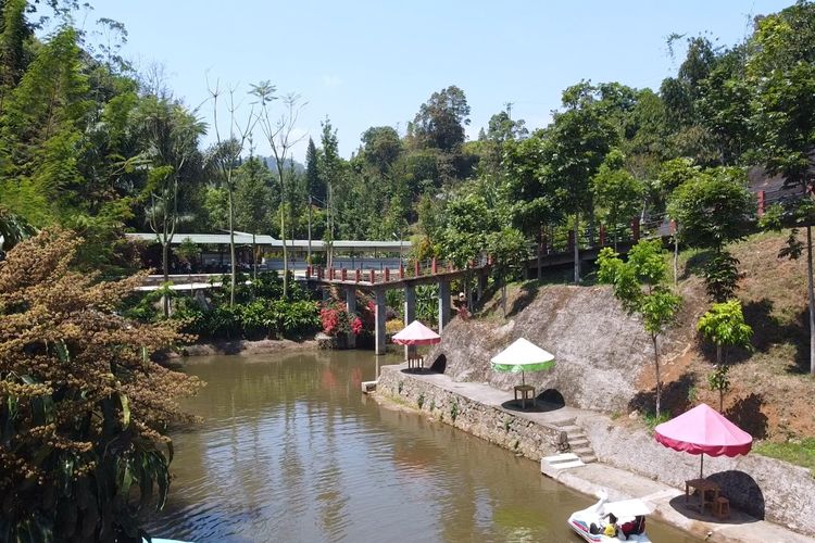 Salah satu spot wisata di Palalangon Park Ciwidey