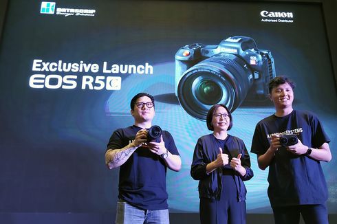 Kamera Mirrorless Canon EOS R5C Masuk Indonesia, Dijual Rp 82 Juta 