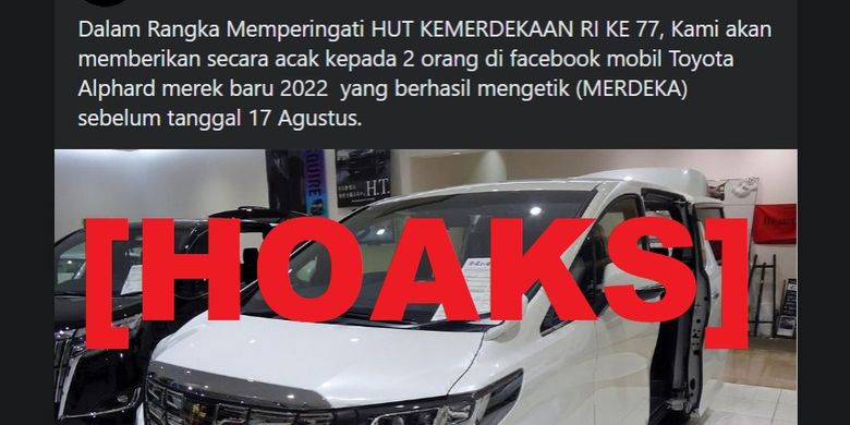 Is There Really An Alphard Giveaway Ahead of RI’s 77th Anniversary?  This Toyota Explanation