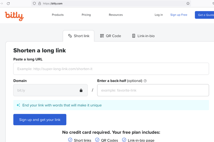 Ilustrasi cara membuka situs yang diblokir tanpa aplikasi tambahan menggunakan Short URL.