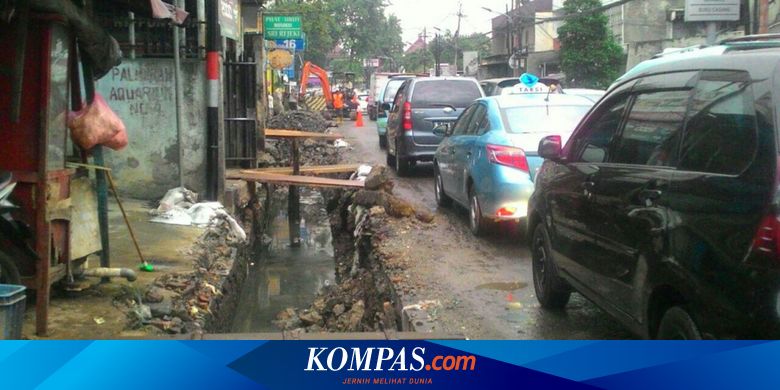 Ini Penyebab  Lamanya Perbaikan Saluran Air di Jalan 