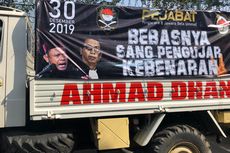 Ahmad Dhani Disambut Spanduk Bebasnya Sang Pengujar Kebenaran di LP Cipinang