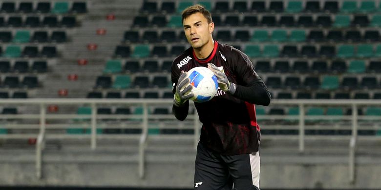 Penjaga gawang andalan timnas Indonesia, Emil Audero.