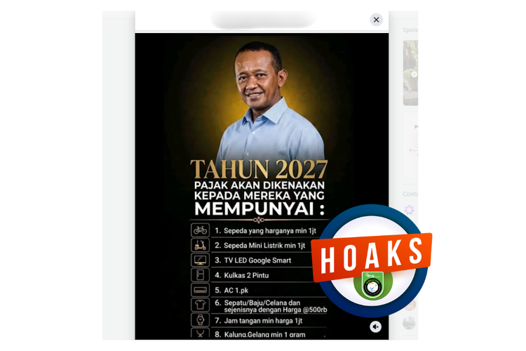 INFOGRAFIK: Hoaks Bahlil Ungkap Delapan Pajak Baru, Simak Bantahannya