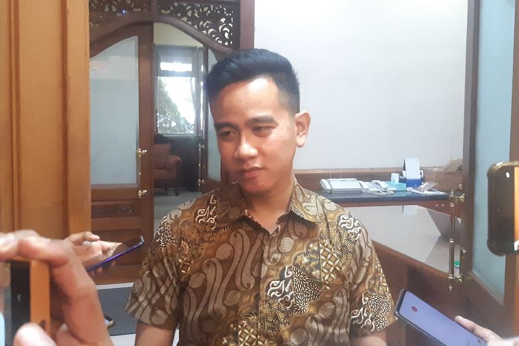 Wali Kota Solo Gibran Rakabuming Raka di Solo, Jawa Tengah, Selasa (7/3/2023).