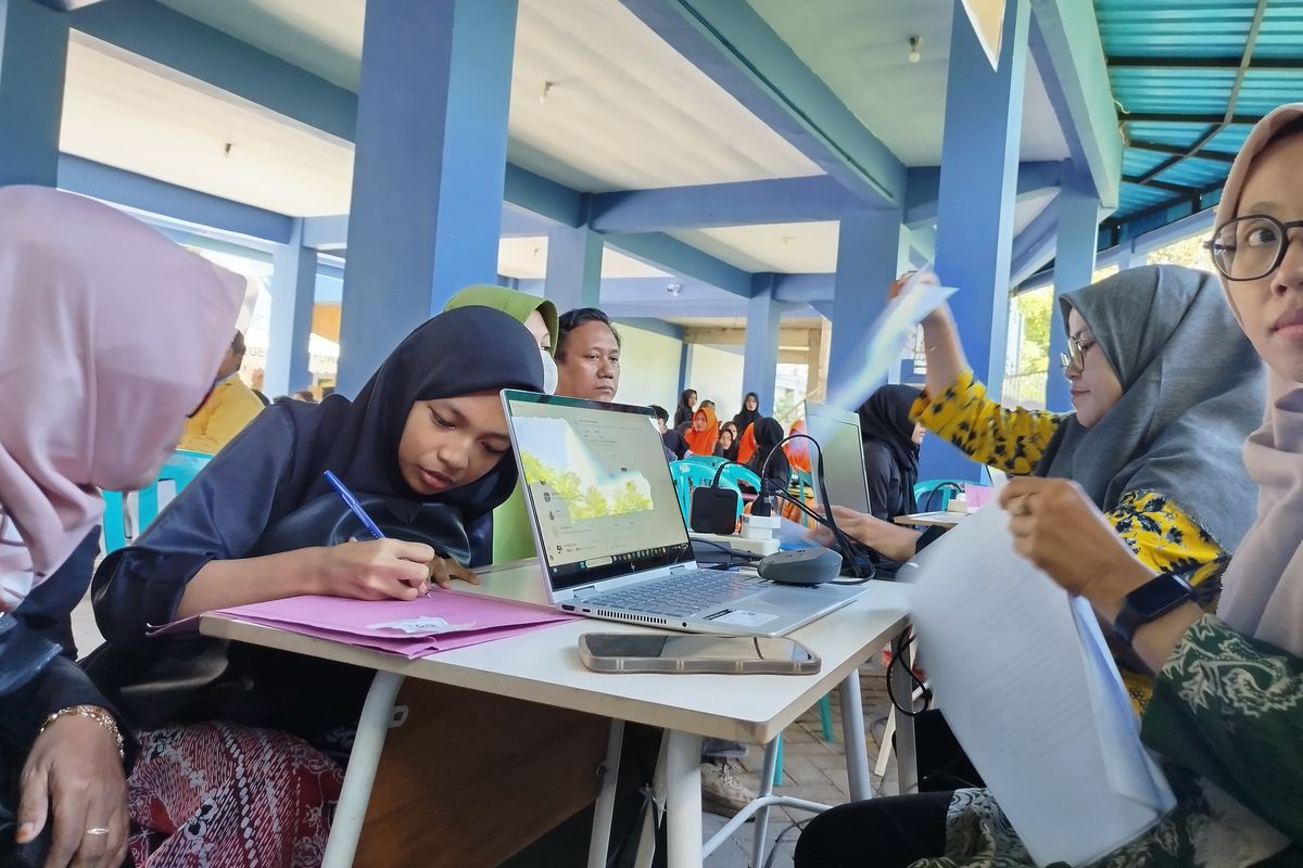 SPMB di SMKN 1 Banyuwangi, Kamis (5/6/2025).