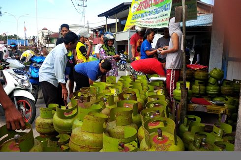 Jelang Ramadhan, Harga Elpiji 3 Kg di Pedalaman Nunukan Rp 50.000