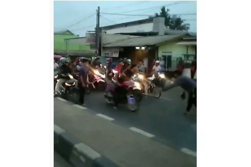 Viral Video Balap Liar Bikin Macet Jalan di Tambun Bekasi, 5 Pemuda Ditangkap Polisi