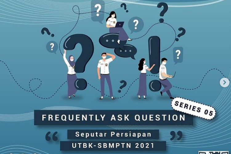 Menjelang pelaksanaan UTBK-SBMPTN 2021, Lembaga Tes Masuk Perguruan Tinggi (LTMPT) menjawab pertanyaan dari peserta tes.