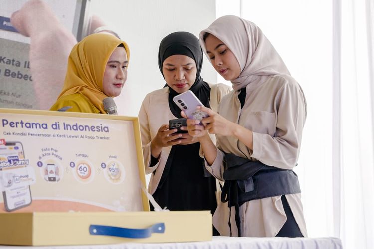 Bebeclub mengembangkan inovasi AI Poop Tracker? untuk membantu orangtua melakukan monitoring pup anak melalui aplikasi.