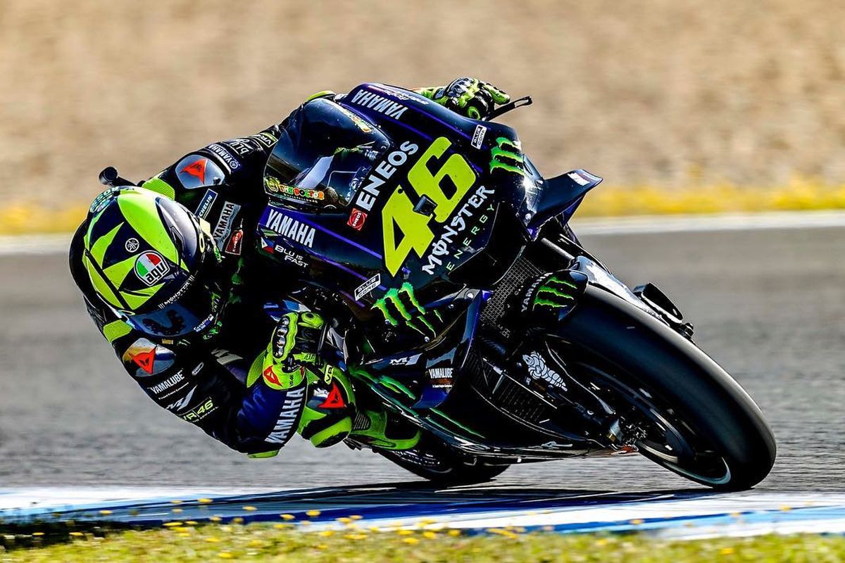 Rossi kesulitan mencari setup yang tepat di sirkuit Jerez.