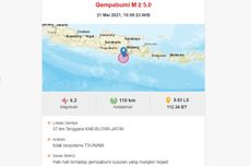 6.2 Richter Scale Earthquake Strikes East Java, Other Indonesian Provinces