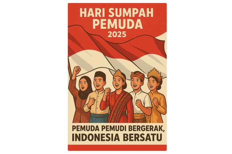 Gambar selamat Hari Sumpah Pemuda 2025.