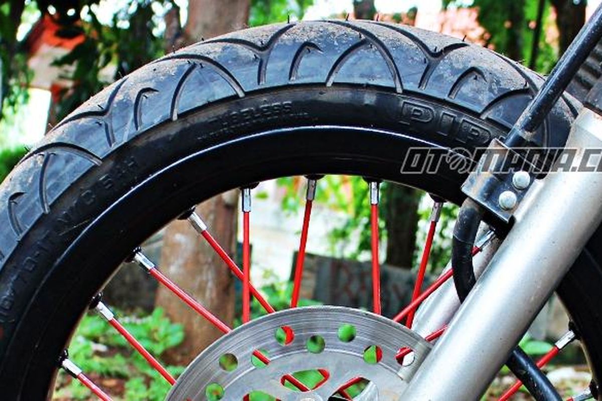 Pelek jari-jari ban tubeless