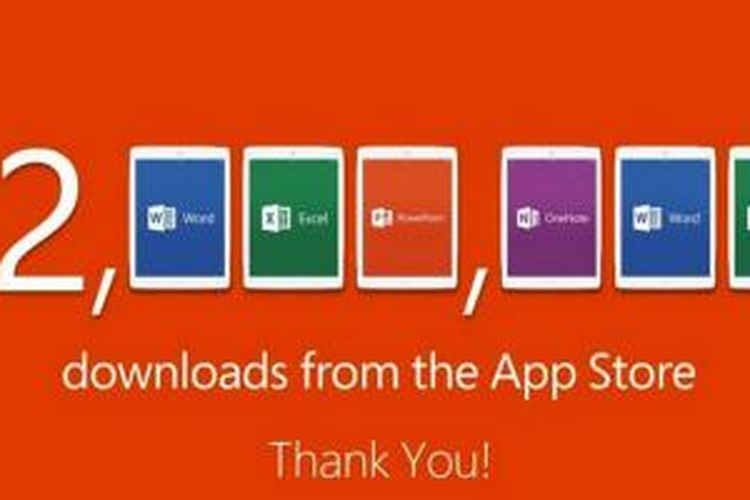 Aplikasi Office for iPad Tembus 12 juta download
