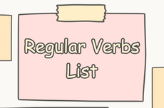 70 Regular Verbs beserta Artinya