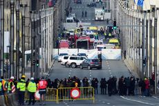 Pasca-ledakan di Brussels, Sirene Terus Berbunyi dan Helikopter Lalu Lalang
