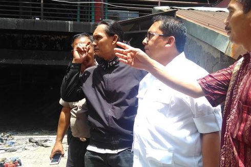 Tinjau Pasar Senen, Fadli Zon Minta Polisi Ungkap Penyebab Kebakaran