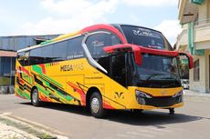 PO Mega Mas Rilis Bus Baru, Kali ini Edisi Spesial Ulang Tahun