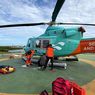 Pendaki Malaysia Berhasil Dievakuasi Pakai Helikopter dari Gunung Rinjani, Dibawa ke Bali