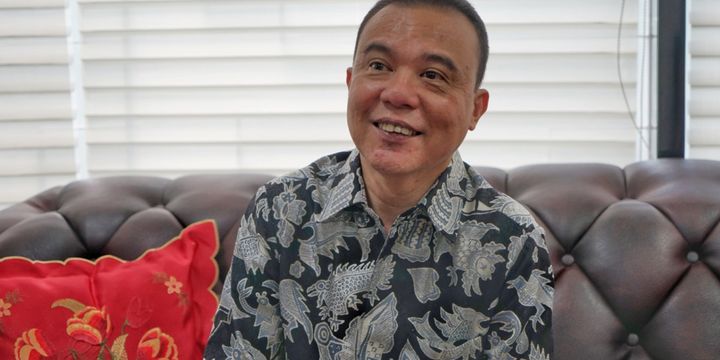 Wakil Ketua Umum Partai Gerindra sekaligus Ketua Mahkamah Kehormatan Dewan (MKD) DPR, Sufmi Dasco Ahmad, di Kompleks Parlemen, Senayan, Jakarta, Senin (28/5/2018).