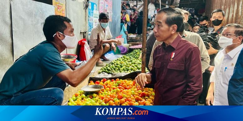 Cek Harga Sembako di Minahasa Utara, Jokowi: Inflasi Terjaga 4 Persen