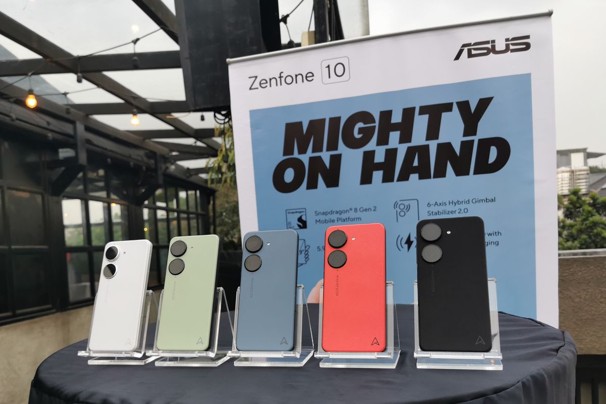 Lima varian warna Asus Zenfone 10 yang akan tersedia di Indonesia