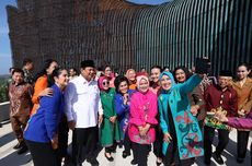 Momen Prabowo Cari Jokowi Ketika Sedang “Selfie” Bareng Iriana di IKN