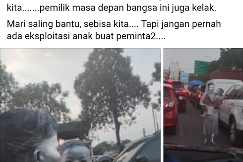 Foto Viral Ibu Gendong Bocah Dicat Silver di Bekasi, Satpol PP Sudah Bertindak