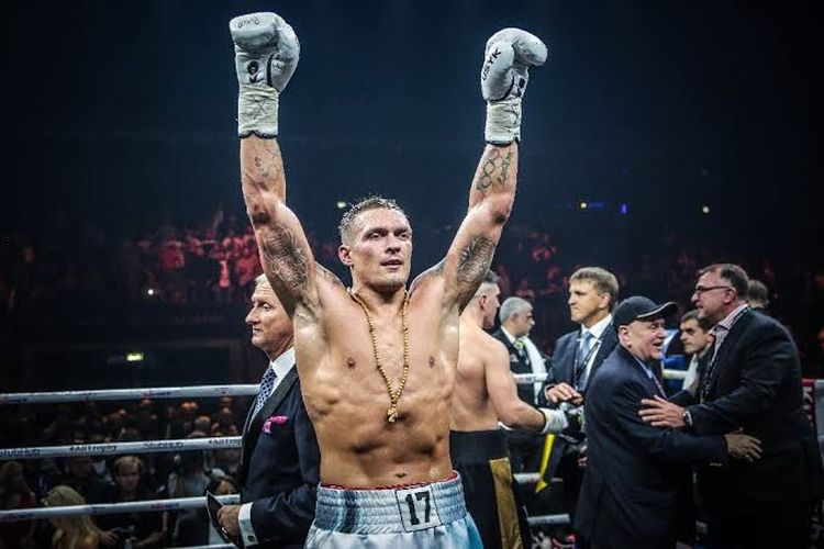 Petinju kelas berat asal Ukrania, Oleksandr Usyk.