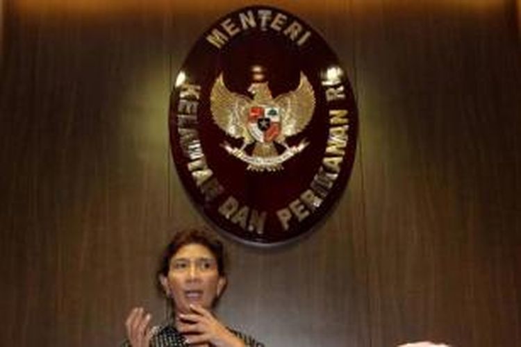 Menteri Kelautan dan Perikanan Susi Pudjiastuti.