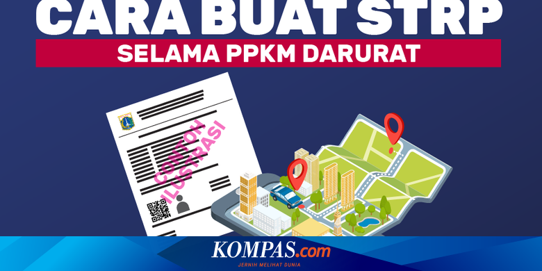 Cara Pengajuan Strp Untuk Keluar Masuk Jakarta Selama Ppkm Darurat Halaman All Kompas Com