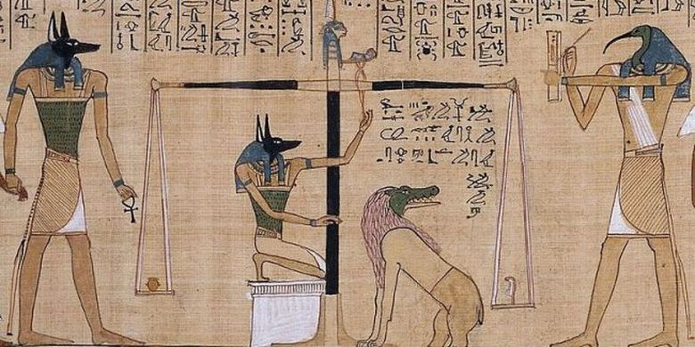 Anubis, dewa kematian Mesir kuno. [Via History Hit]