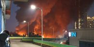 Pasar Taman Puring Jakarta Selatan Terbakar Sore Ini