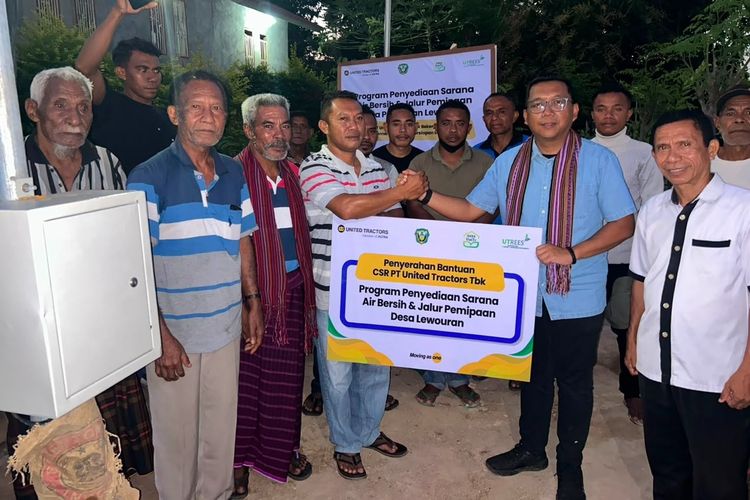 Warga Lereng Gunung Lewotobi Dapat Akses Air Bersih dari Pembangunan Sumur Bor