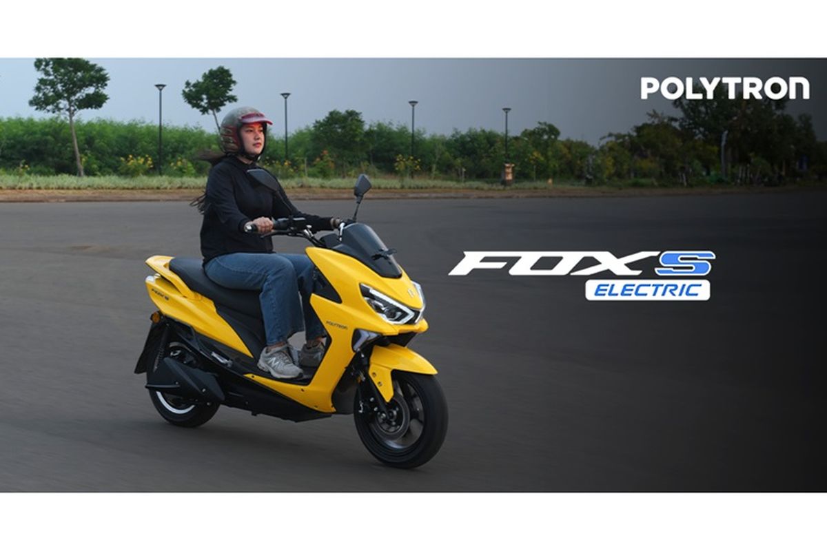 Polytron ramaikan pasar motor lisrik Tanah Air dengan luncurkan Fox-S. 