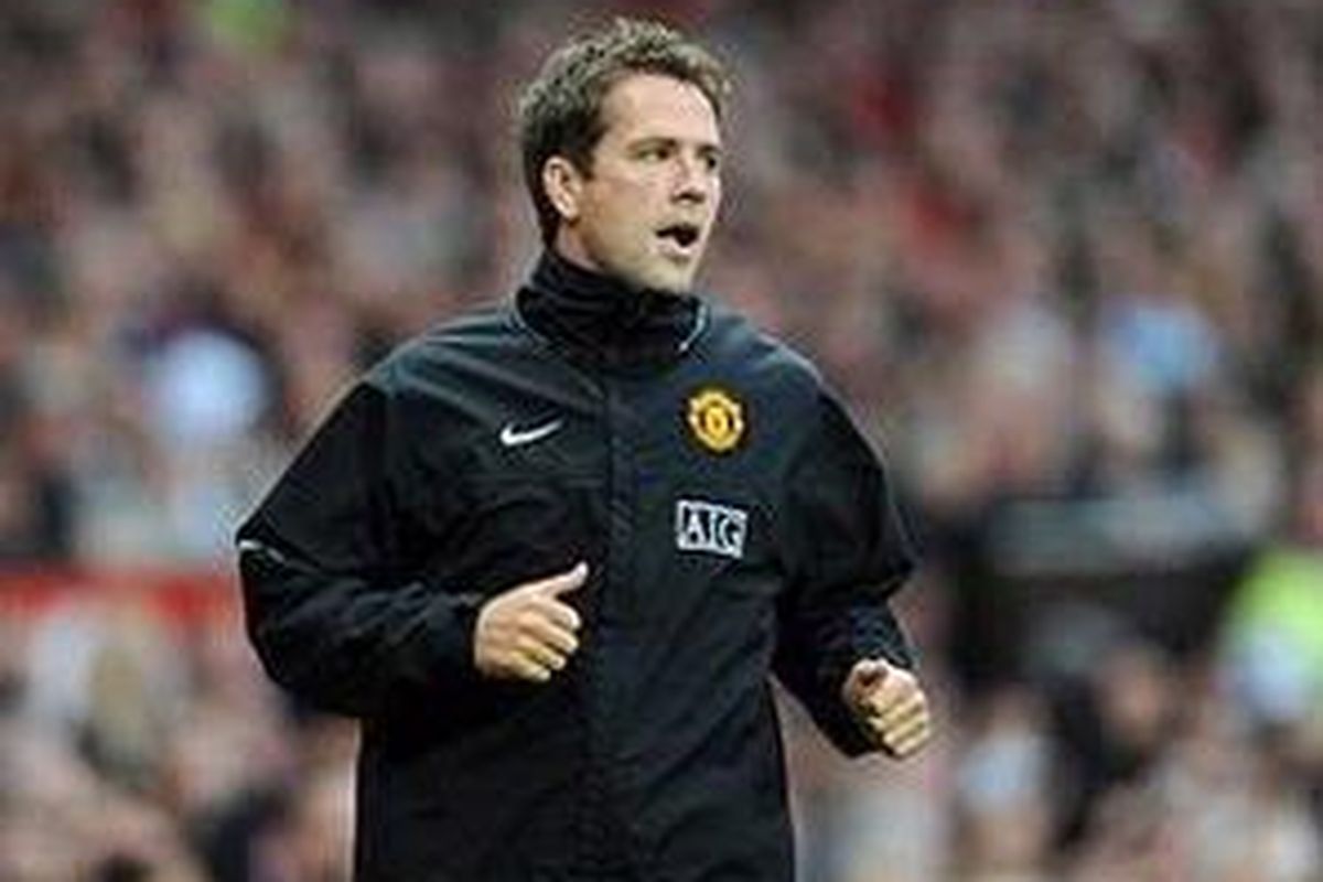 Penyerang Manchester United, Michael Owen.
