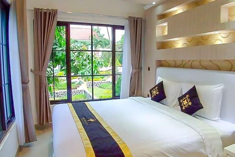 Kamar di Chevilly Resort and Camp, Bogor.