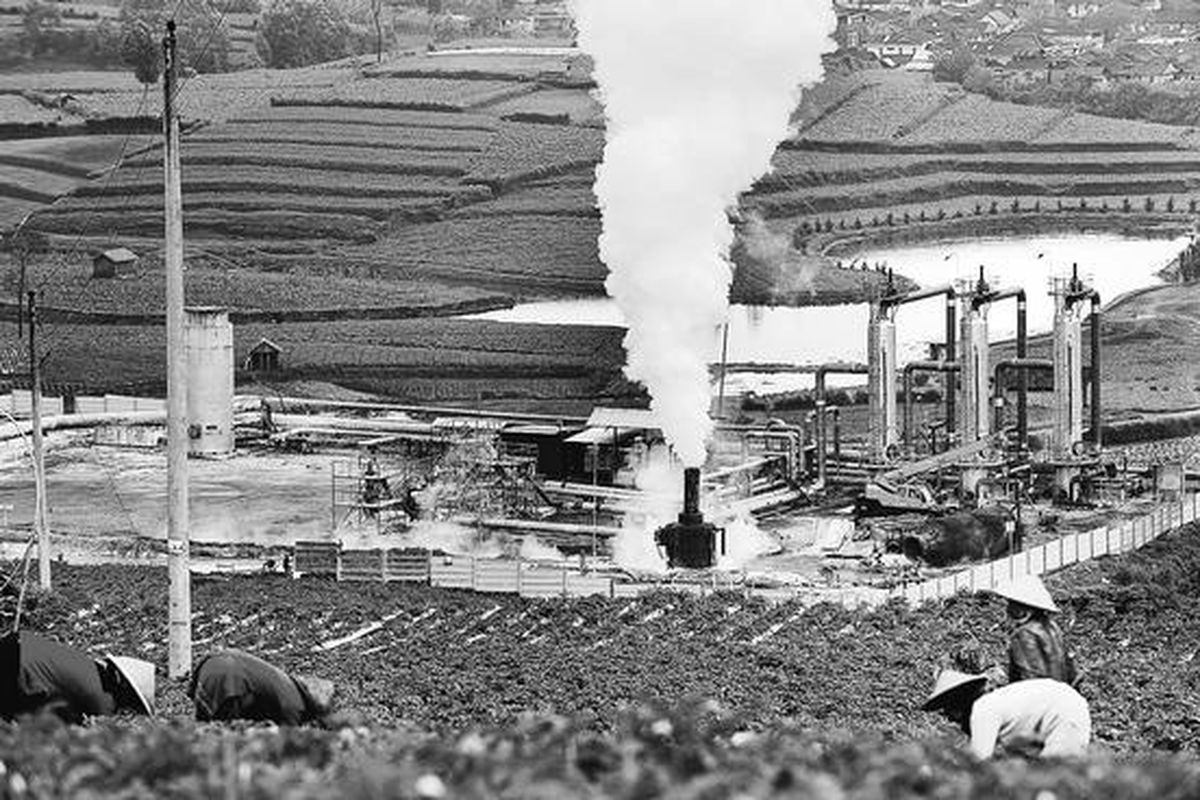 Ilustrasi Pembangkit Listrik Tenaga Panas Bumi