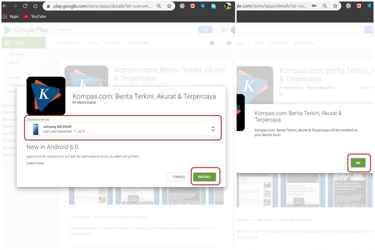 Cara pasang aplikasi Android di smartphone via desktop bagian 2.