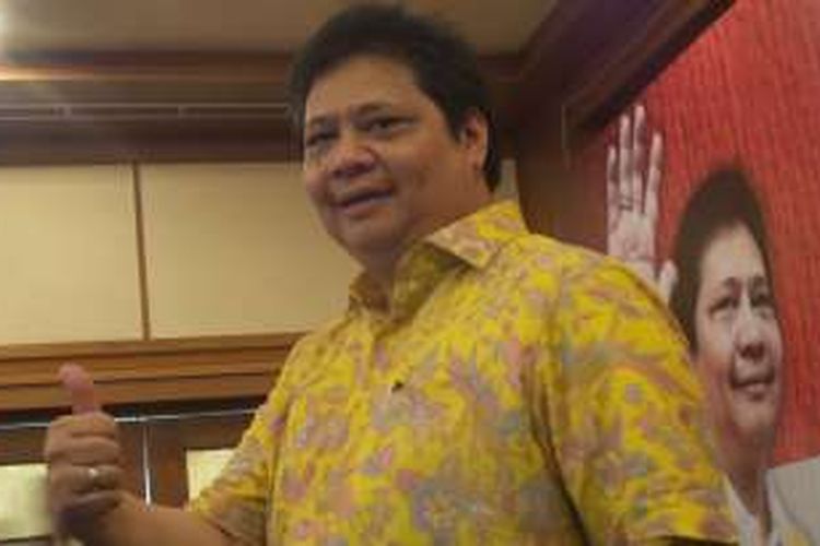 Bakal calon Ketua Umum Golkar Airlangga Hartanto.